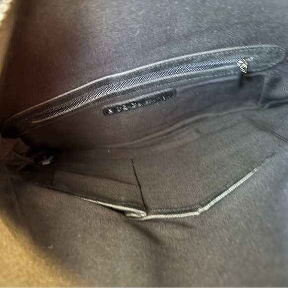 Sequin Zebra Print Clutch - Picture 7 of 8